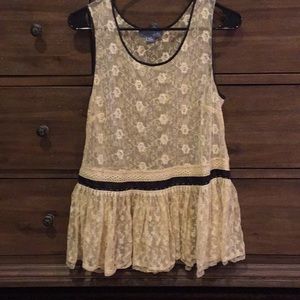 Anthropologie lace top